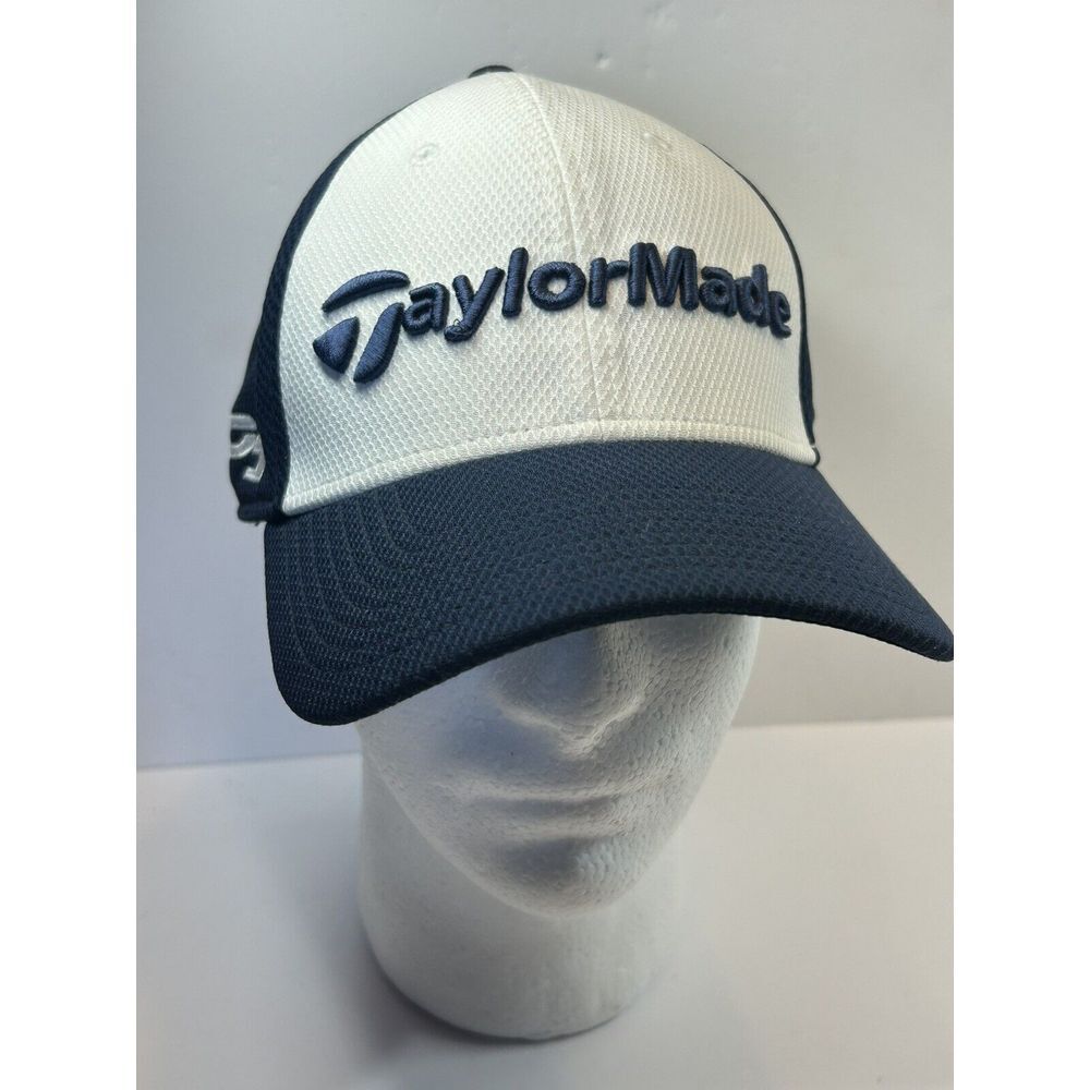 Taylor Made Golf Hat SM-MED Waffle Textured Embroidered Logo New Era‎ 39Thirty